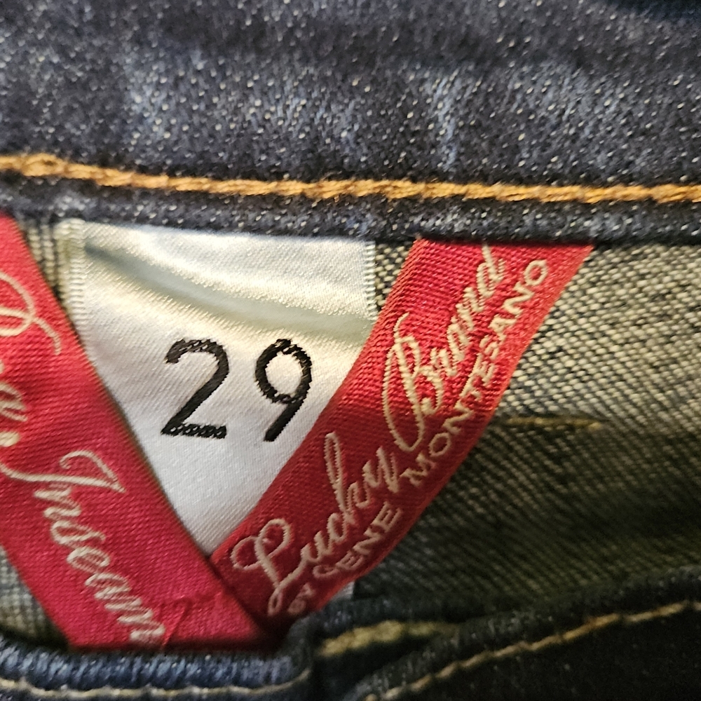 Lucky Brand Women's Indigo Straight Leg Jeans - Picture 3 of 4